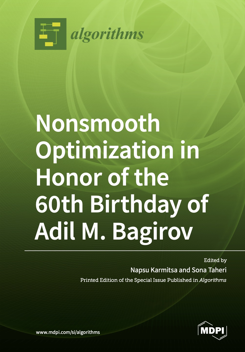My book: Nonsmooth Optimization in honor of Adil M. Bagirov